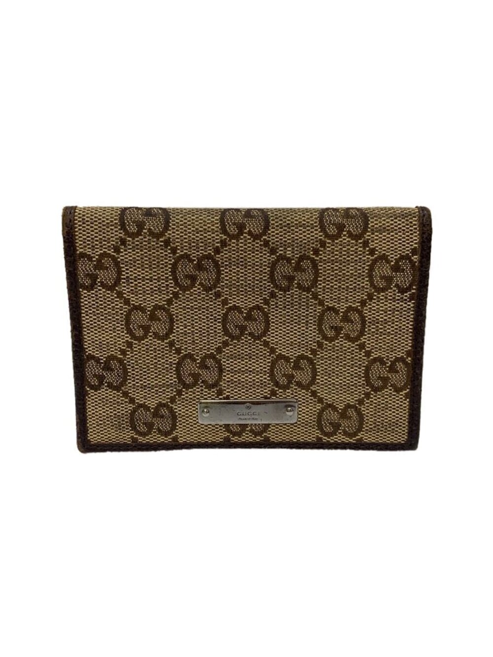 Gucci Card Case Wallet Brown